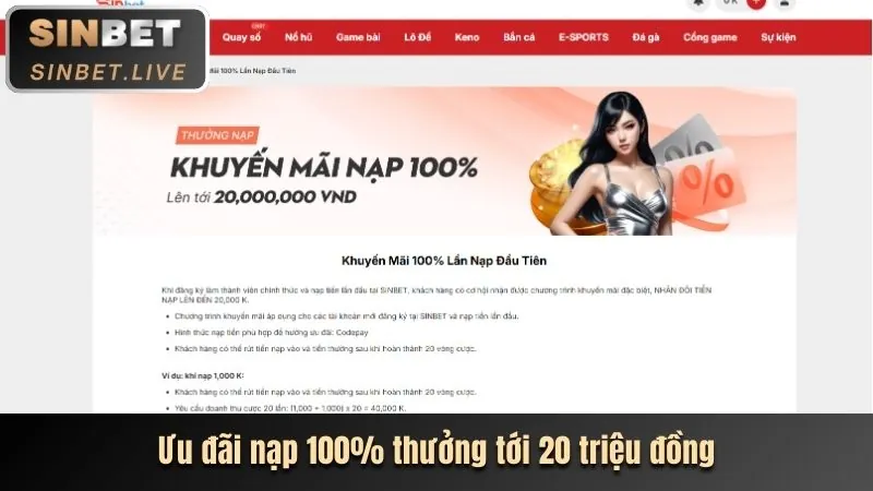Người chơi nhận thưởng nạp lại tại 32win2 Nổ Hũ